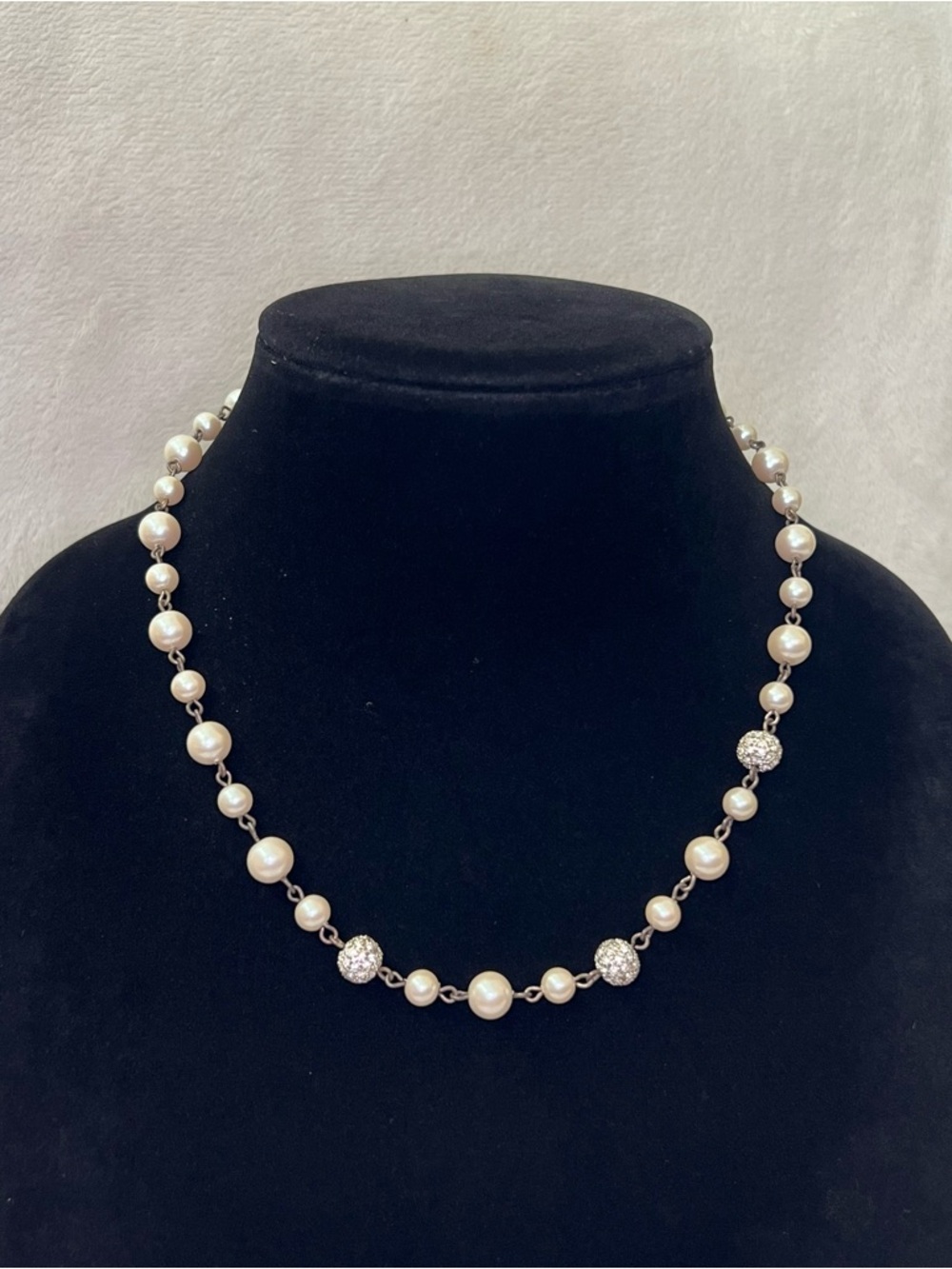 Carolee Vintage Faux Pearl Necklace
